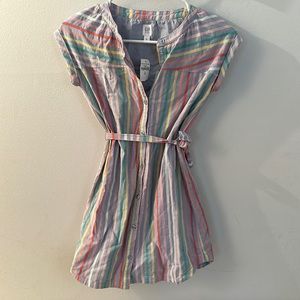 Gap Kida Stripped Dress Size M(8). NWT